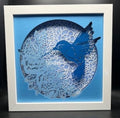 3D Hummingbird Lit Shadow Box (Copy)